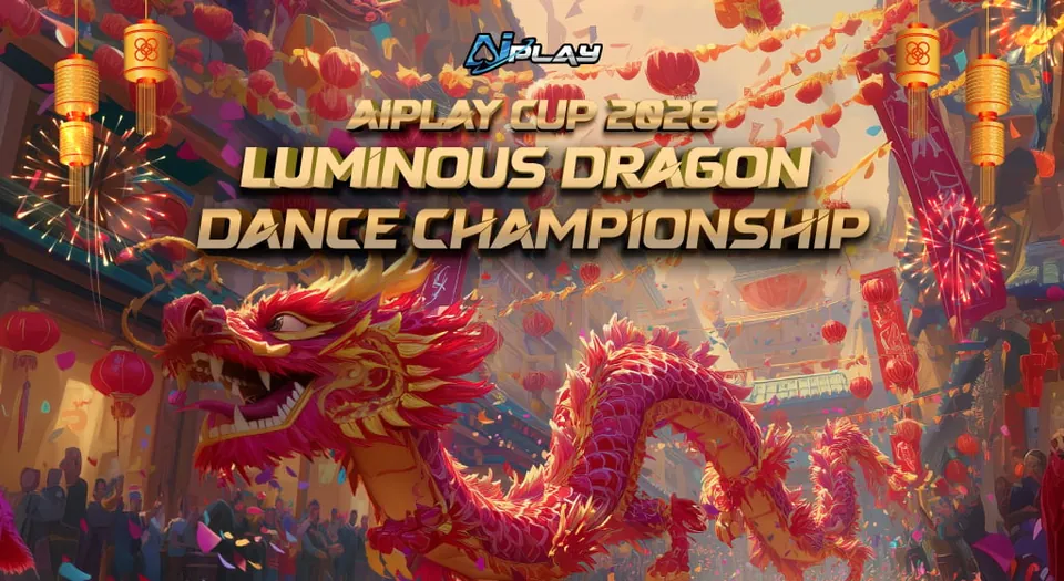Event banner: AiPLAY Cup 2026: Luminous Dragon Dance Championship