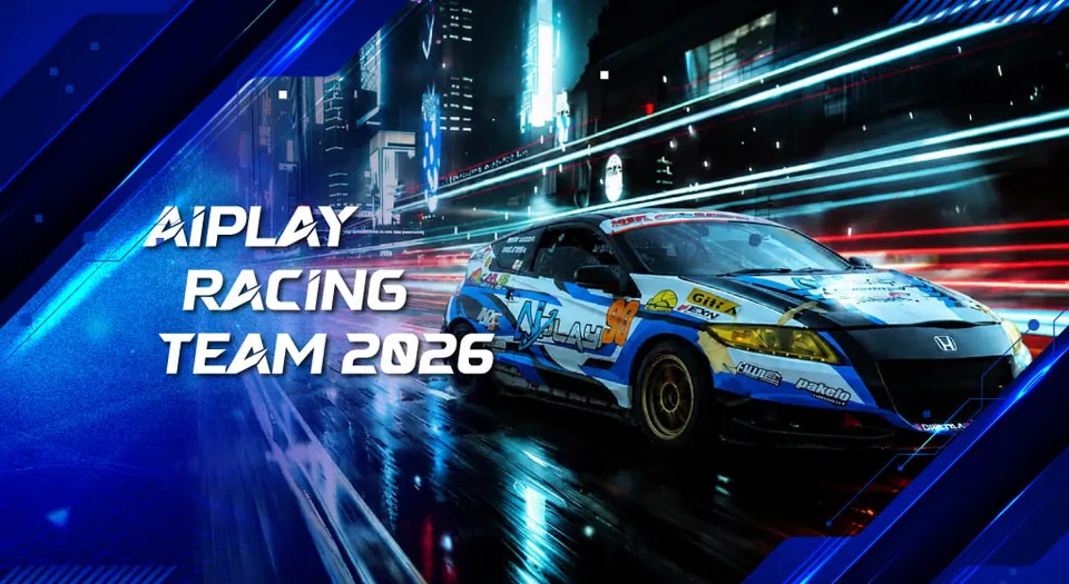 Event banner: AiPLAY Racing Team 2026